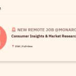 [Hiring] Consumer Insights & Market Research Manager @Monarchmoney