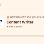 [Hiring] Content Writer @Sumsub