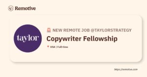 [Hiring] Copywriter Fellowship @taylorstrategy