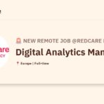 [Hiring] Digital Analytics Manager @Redcare Pharmacy