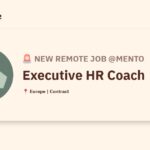 [Hiring] Executive HR Coach @Mento