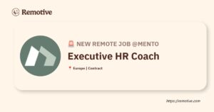 [Hiring] Executive HR Coach @Mento