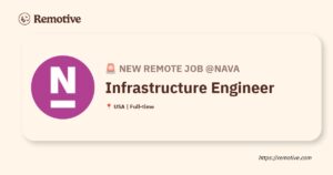 [Hiring] Infrastructure Engineer @Nava