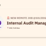 [Hiring] Internal Audit Manager @Solidigm