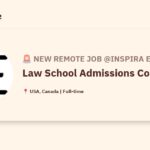 [Hiring] Law School Admissions Consultant @Inspira Education