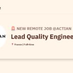 [Hiring] Lead Quality Engineer @Actian