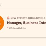 [Hiring] Manager, Business Intelligence @Jungle Scout