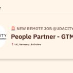 [Hiring] People Partner - GTM @Udacity