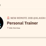 [Hiring] Personal Trainer @Klasik Fit