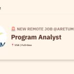 [Hiring] Program Analyst @Aretum