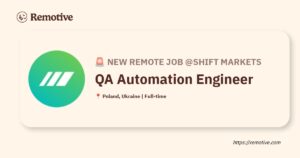 [Hiring] QA Automation Engineer @Shift Markets