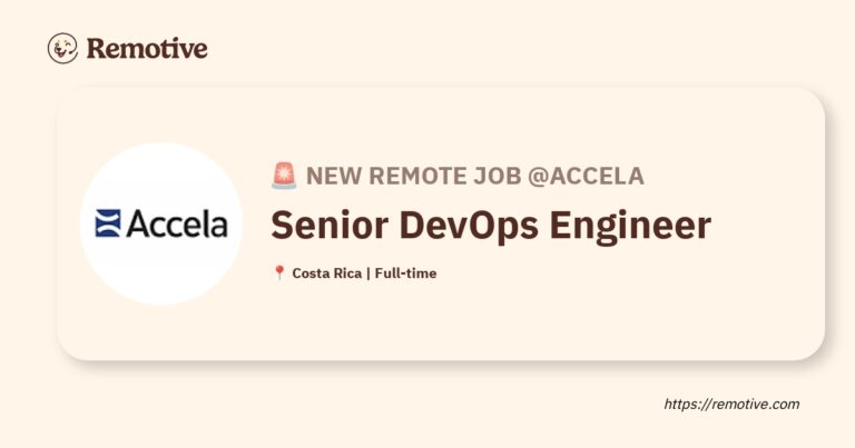 [Hiring] Senior DevOps Engineer @Accela