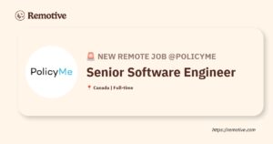 [Hiring] Senior Software Engineer @PolicyMe