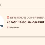 [Hiring] Sr. SAP Technical Account Manager @Protera