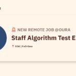 [Hiring] Staff Algorithm Test Engineer @Oura