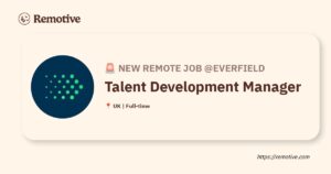 [Hiring] Talent Development Manager @Everfield