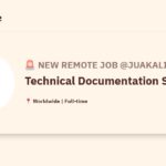 [Hiring] Technical Documentation Specialist @Juakali