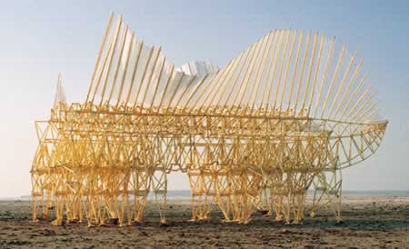 The Engineering of the Strandbeest: How the Magnificent Mechanical Creatures Have Technologically Evolved