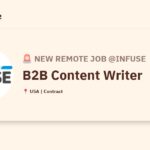 [Hiring] B2B Content Writer @Infuse