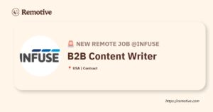 [Hiring] B2B Content Writer @Infuse