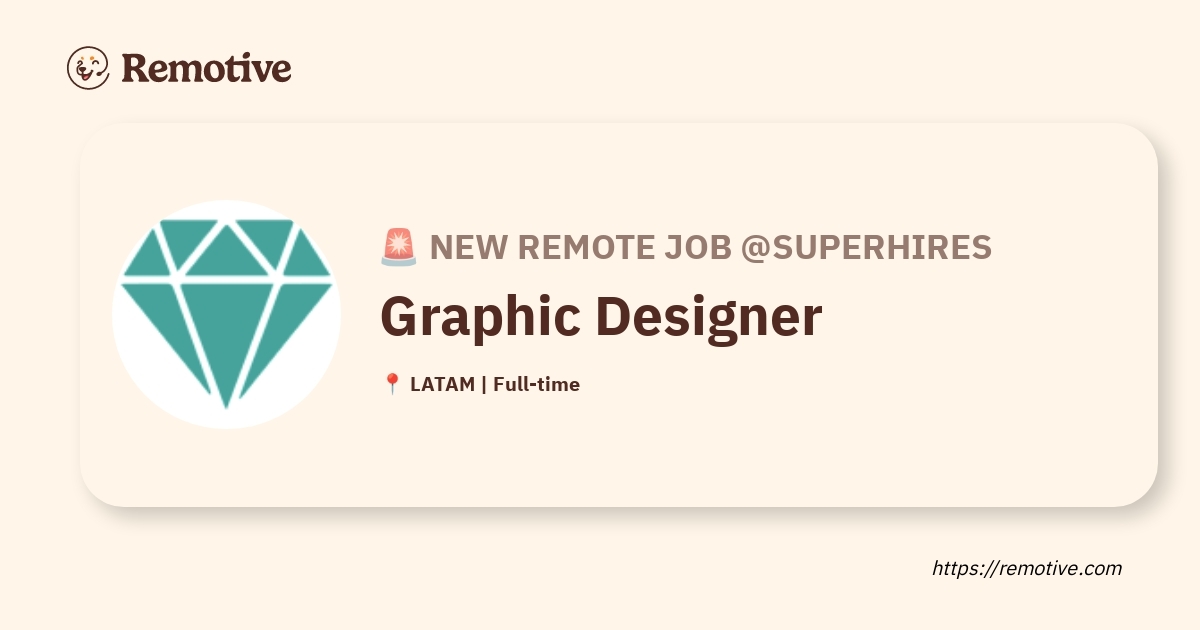 [Hiring] Graphic Designer @SuperHires