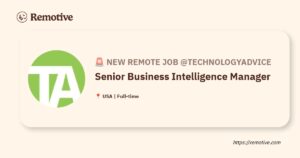 [Hiring] Senior Business Intelligence Manager @TechnologyAdvice