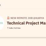 [Hiring] Technical Project Manager @Karya